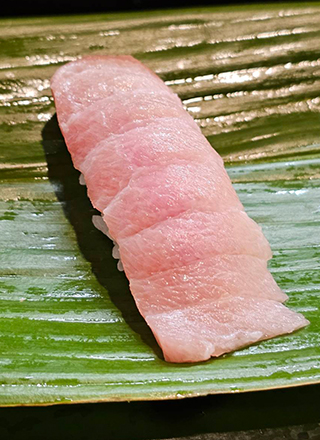 最高の大トロ握り